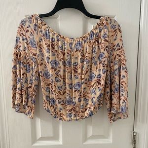 Off The Shoulder floral top